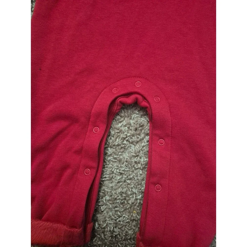 Baby gap snowman  one piece fleece lined size 6-12M